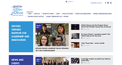 Desktop Screenshot of bostonglobalforum.org